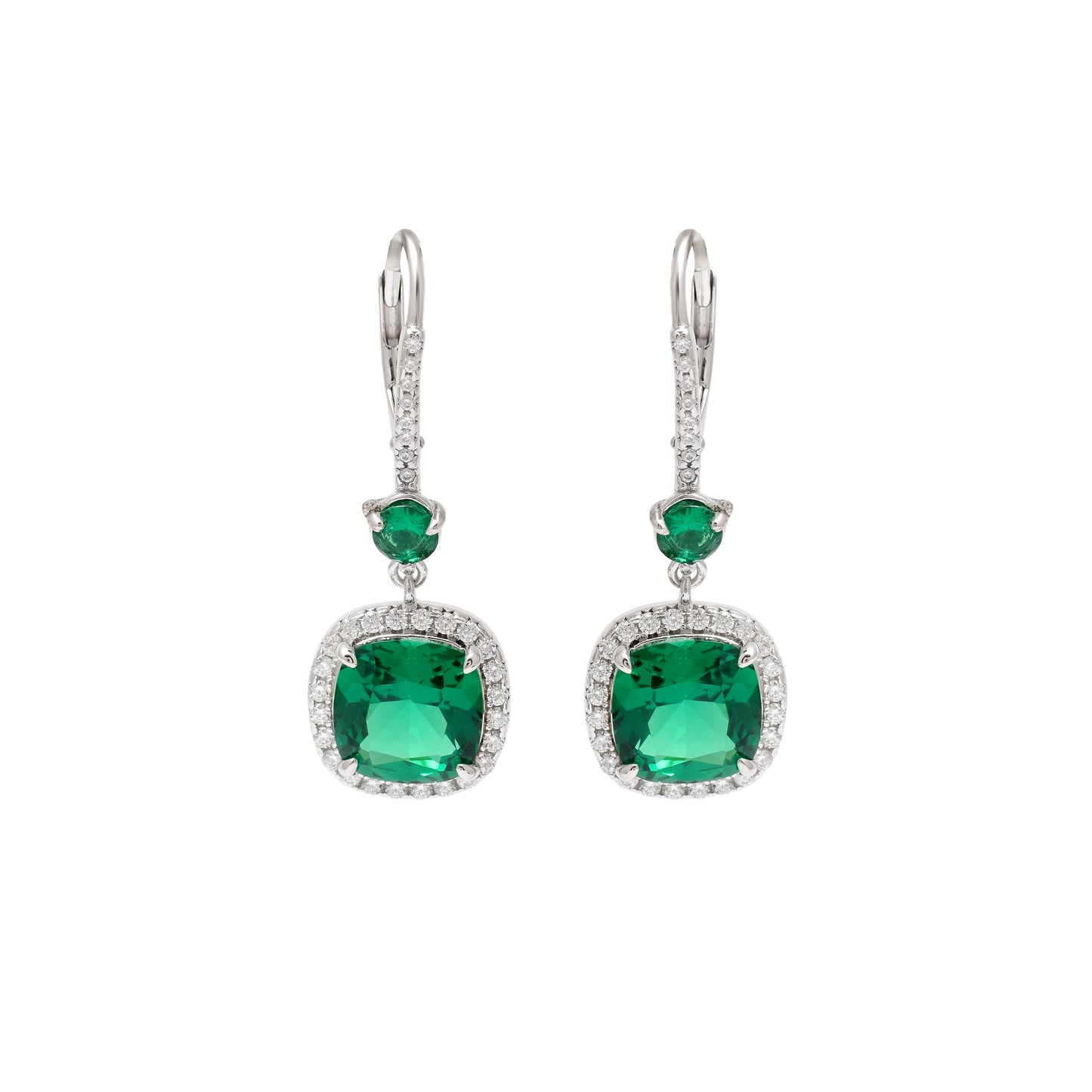 The Emerald Grace Dangles