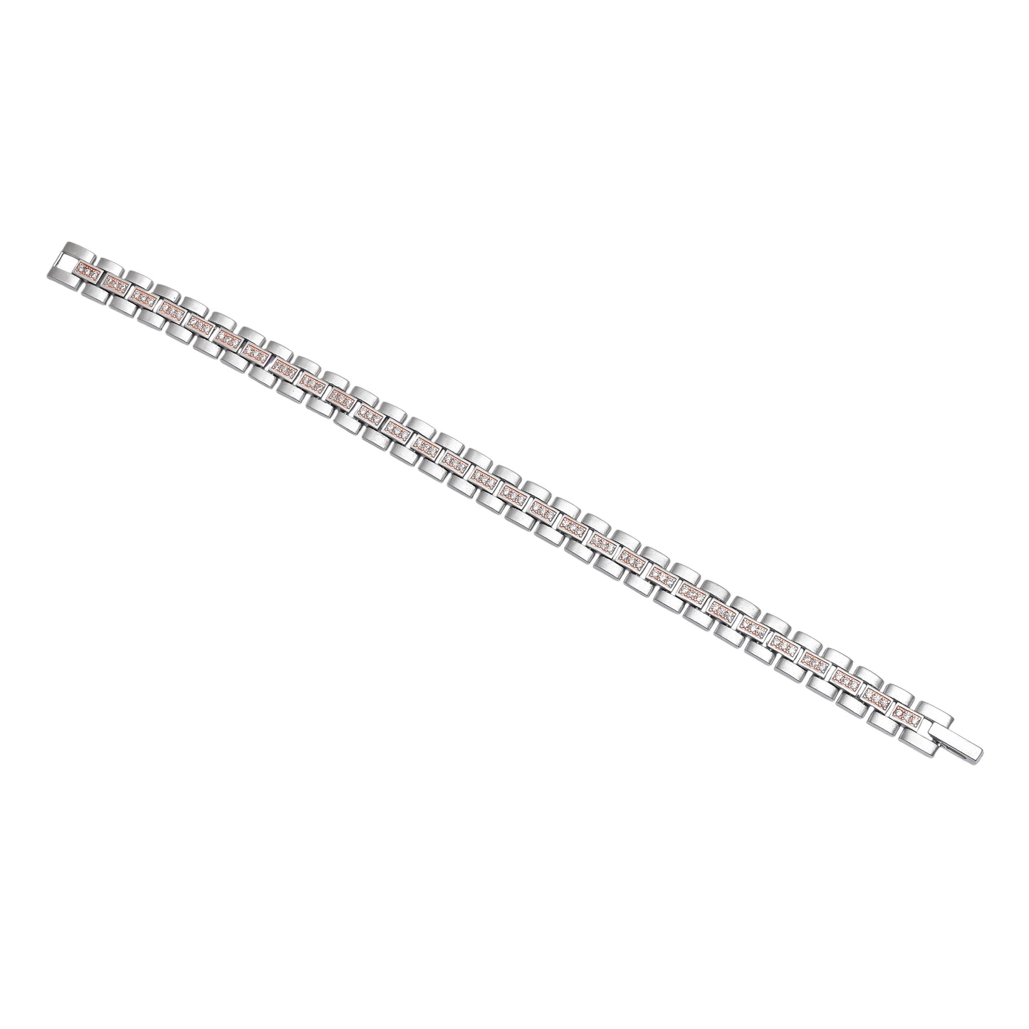 Elegant Geometric Silver Bracelet