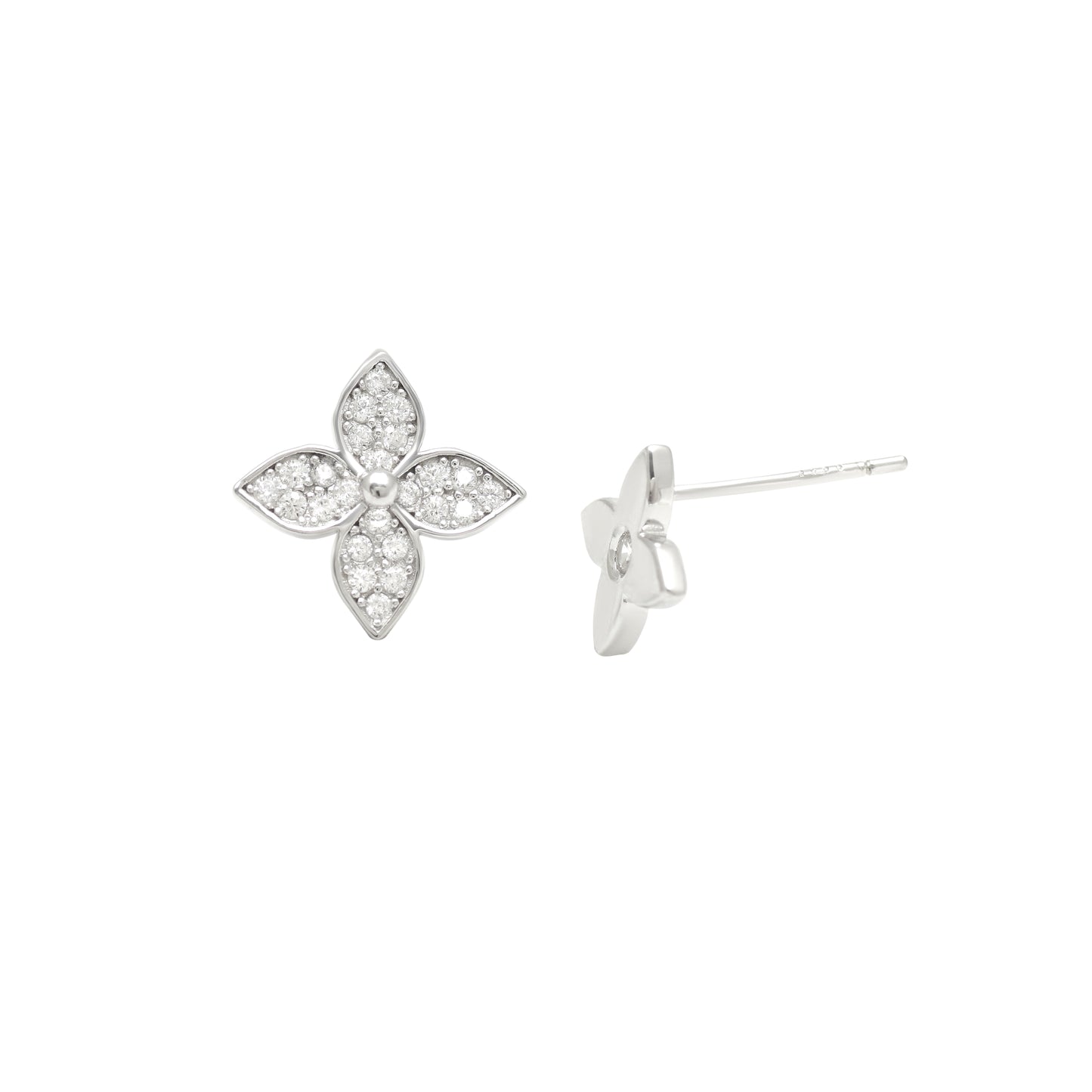 Rosé Blossom Earrings