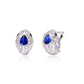 Serpentine Spark Sterling Silver Earrings